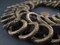 The Bead Chest Antique Brass Money Belt 25mm Ghana African Ring Large Hole 30-36 Inch Strand Handmade